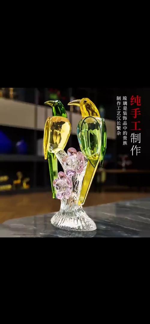 祥瑞入宅，喜上眉梢——水晶喜鹊摆件里的轻奢雅意